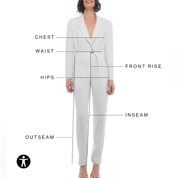 Norma Kamali Long Sleeve Deep V Ruffle Bodysuit in Black Size XS/34 (2) NWT - Picture 10 of 10